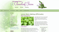 Desktop Screenshot of lemonbalmcream.com